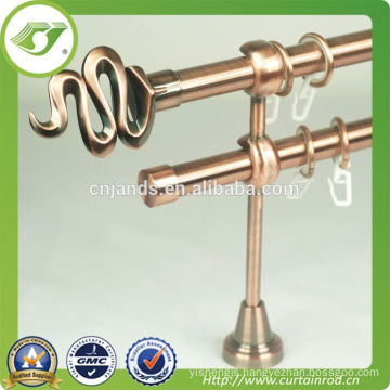 JNS electroplated stainless steel double and flexible curtain rod